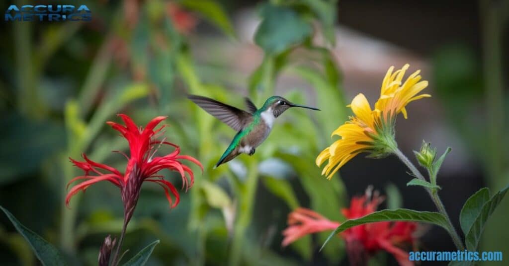 A Tiny Hummingbird's Wingspan