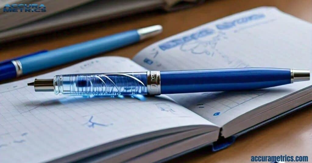 Blue Bic Cristal pen