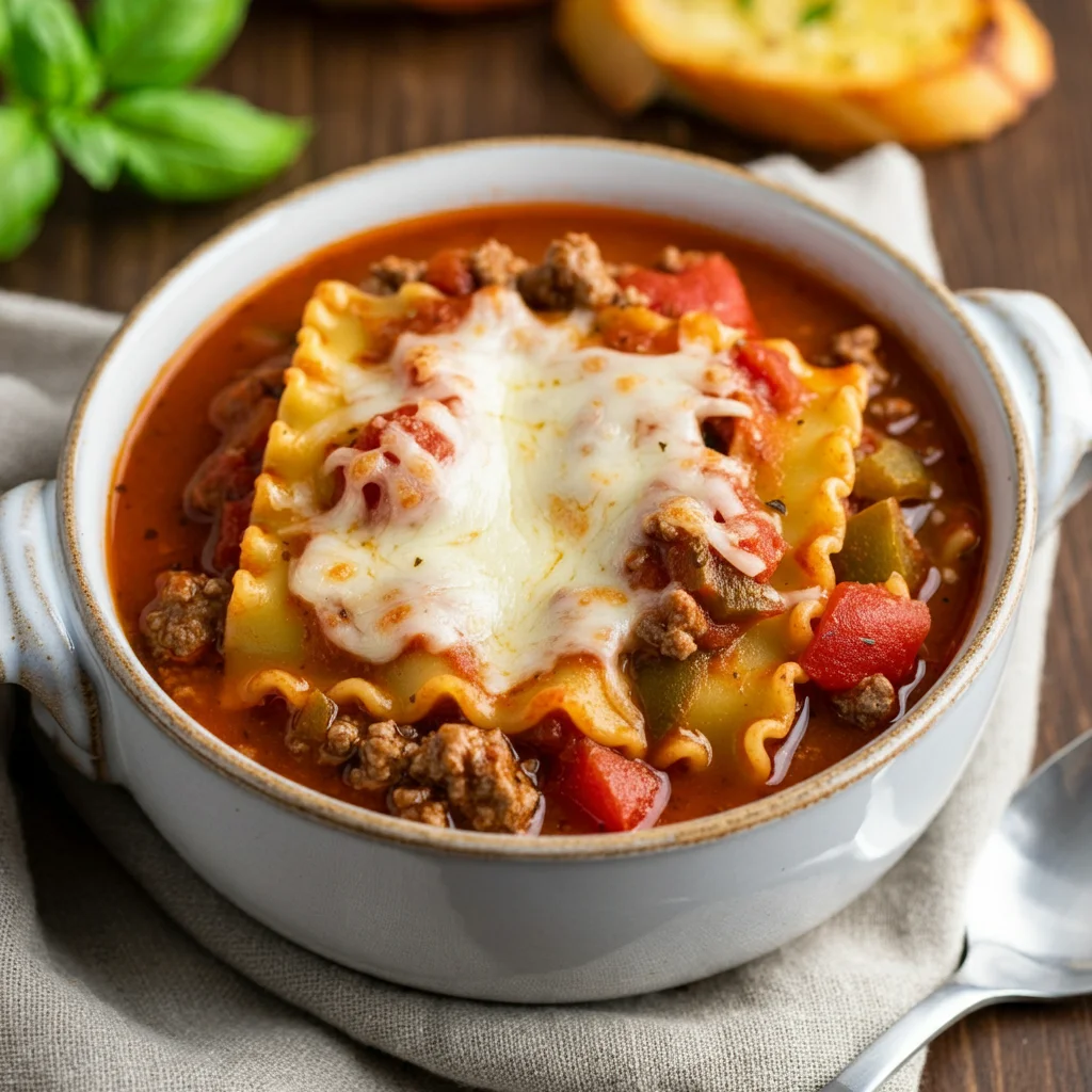 Slow Cooker Lasagna Soup