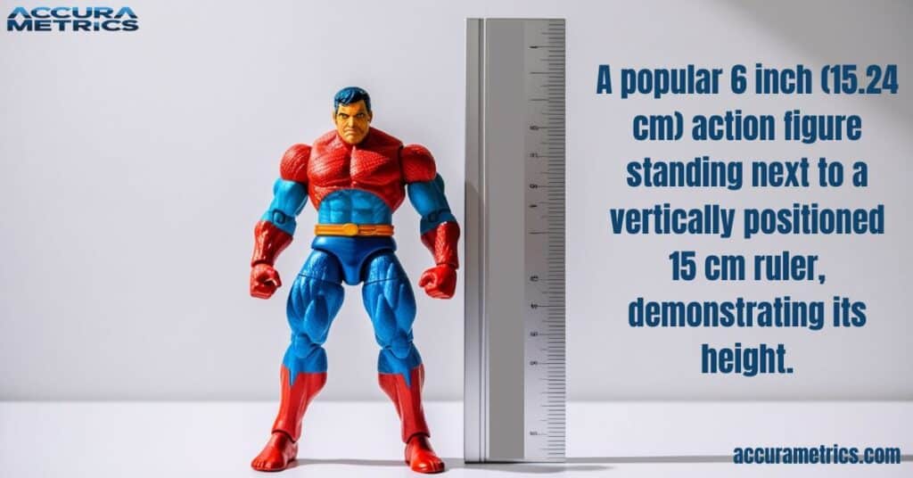 action figure height comparison with ruler.