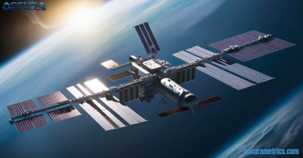 International Space Station at 109 meters long, compared to a 500 meter length, 4.6 times longer.