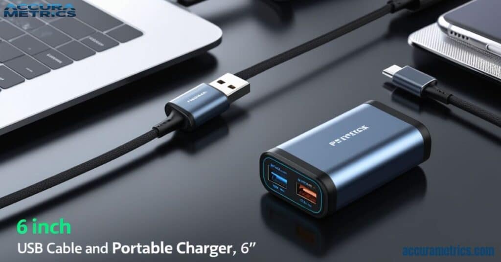 USB cable and portable charger