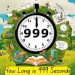 A visually striking image depicting the concept of 999 seconds.