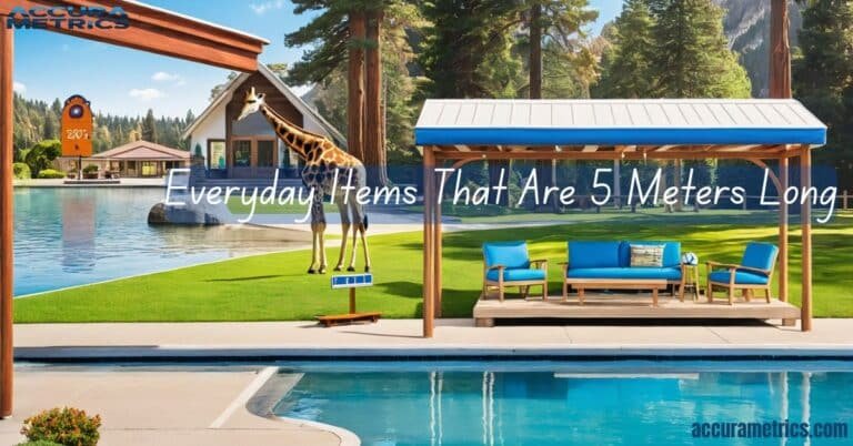 18 Everyday Items That Are 5 Meters Long/Big – Accura Metrics