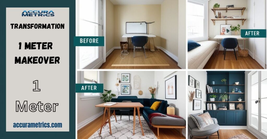 Before and after room makeover emphasizing the effective use.