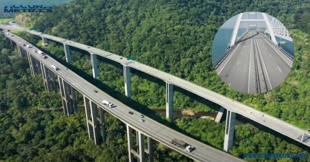 Changhua Kaohsiung Viaduct with strong structural pillars in Taiwan.