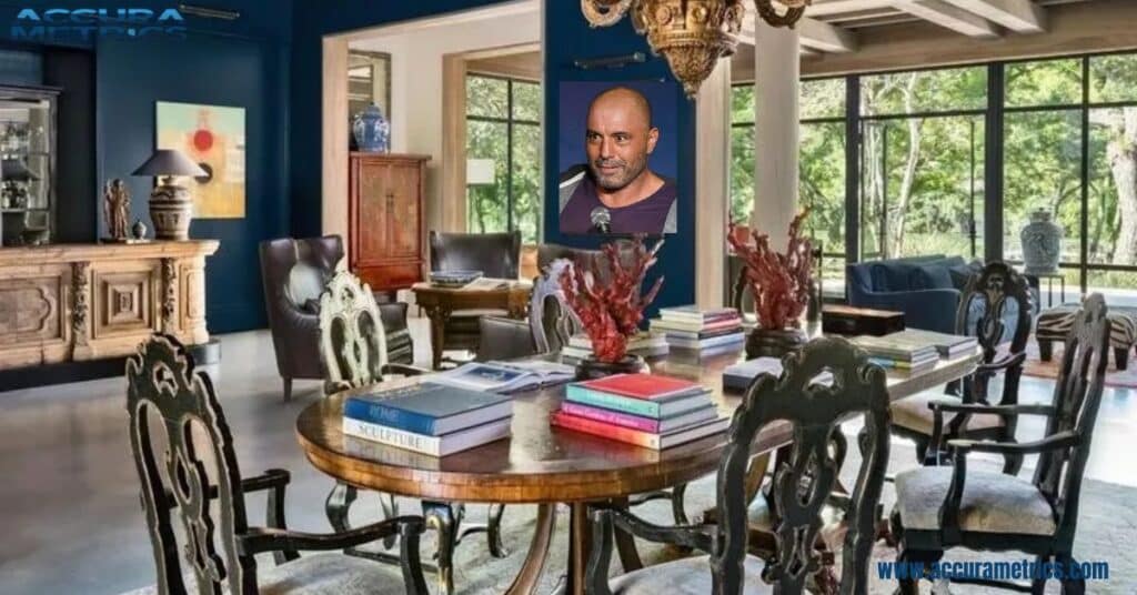 Lavish Dining Area of Joe Rogan Home.