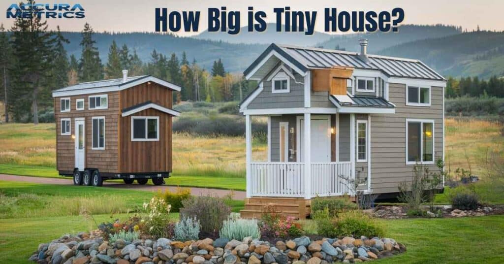 Two tiny houses. one on wheels and one on a foundation in a picturesque, natural setting, highlighting the flexibility and charm of tiny living.