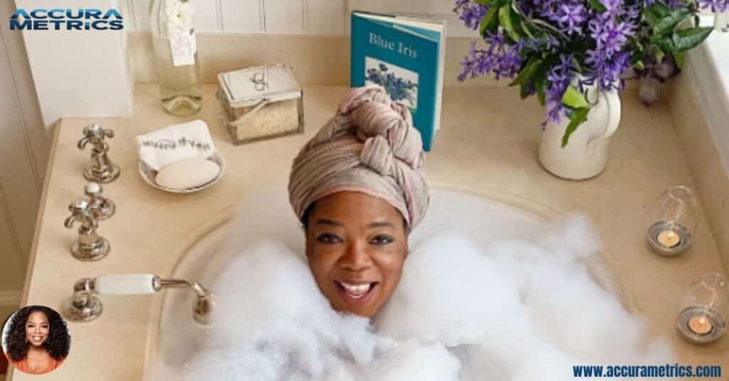 key feature of Oprah luxurious bathtub.