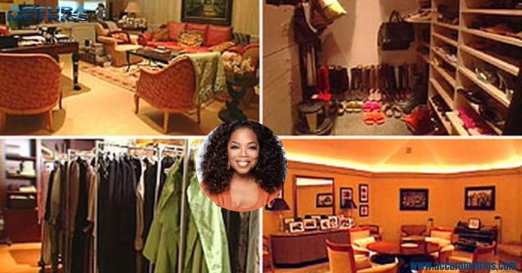 Oprah Winfrey House Luxurious Closet.