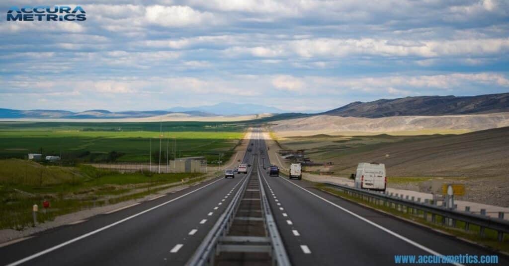 Between Longest roads in Europe, linking France to Kazakhstan over 5,000 miles.