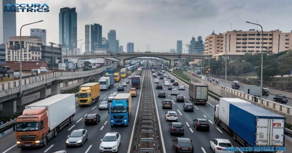 one of the longest roads network at 3,600 miles, connecting Delhi, Mumbai, Chennai, and Kolkata.