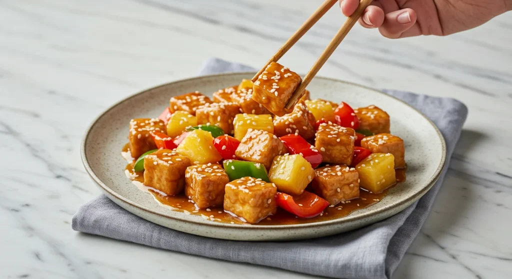 High-Protein Sweet & Sour Tofu