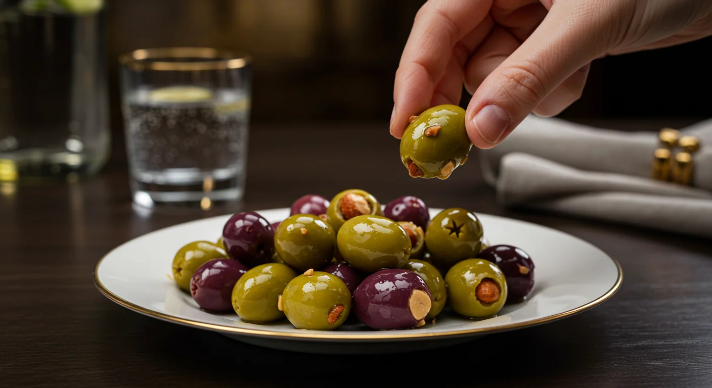 Keto Almond-Stuffed Olives