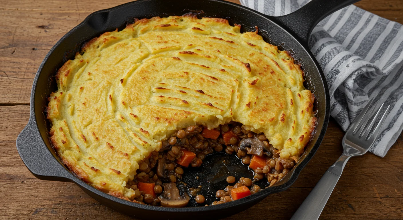 High-Protein Vegan Shepherd's Pie