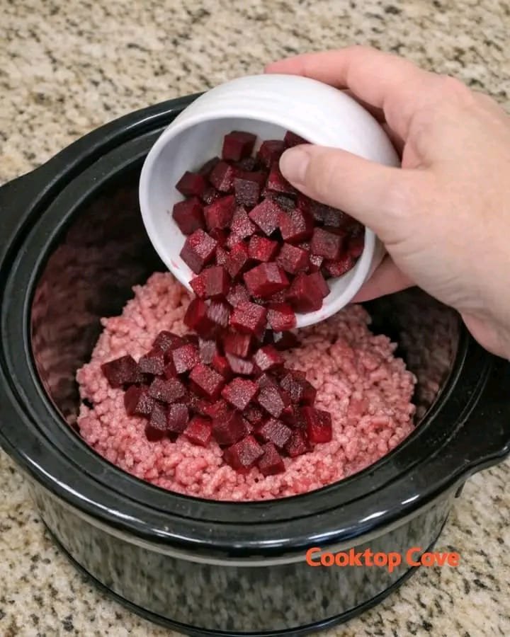 Ground Making Slow Cooker Beetroot Ground Beef Recipe - Accura Metrics